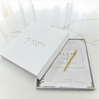 Plan With Purpose 2026 Yearly Planner (Pre-Order)
