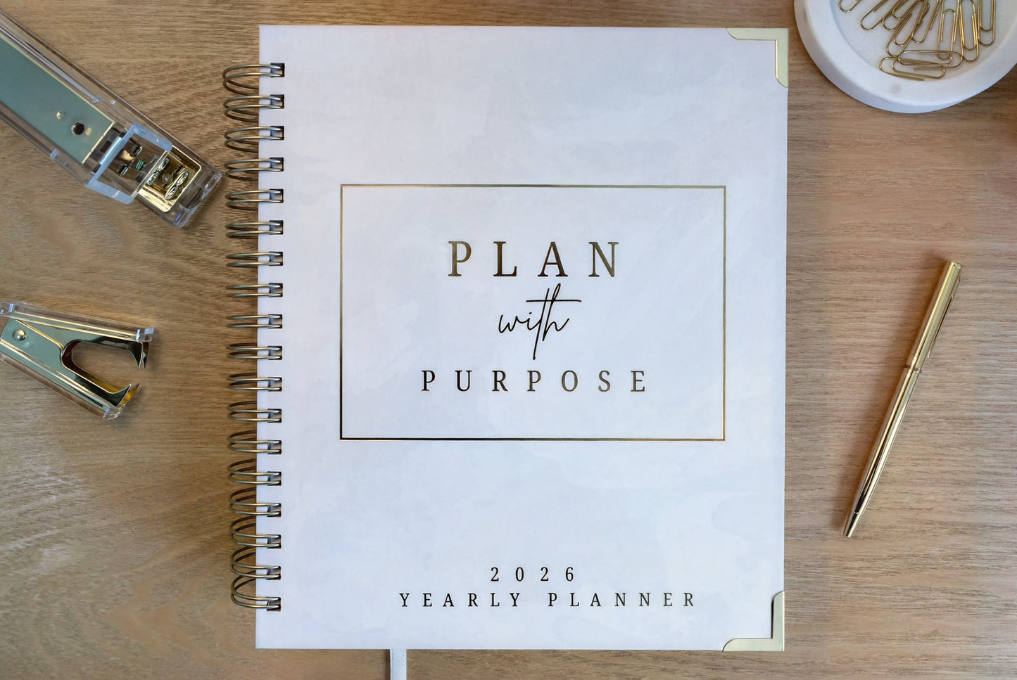 Plan With Purpose 2026 Yearly Planner (Pre-Order)
